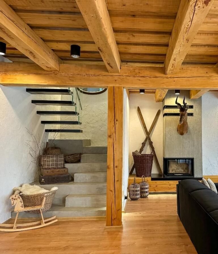 Chalet black deer